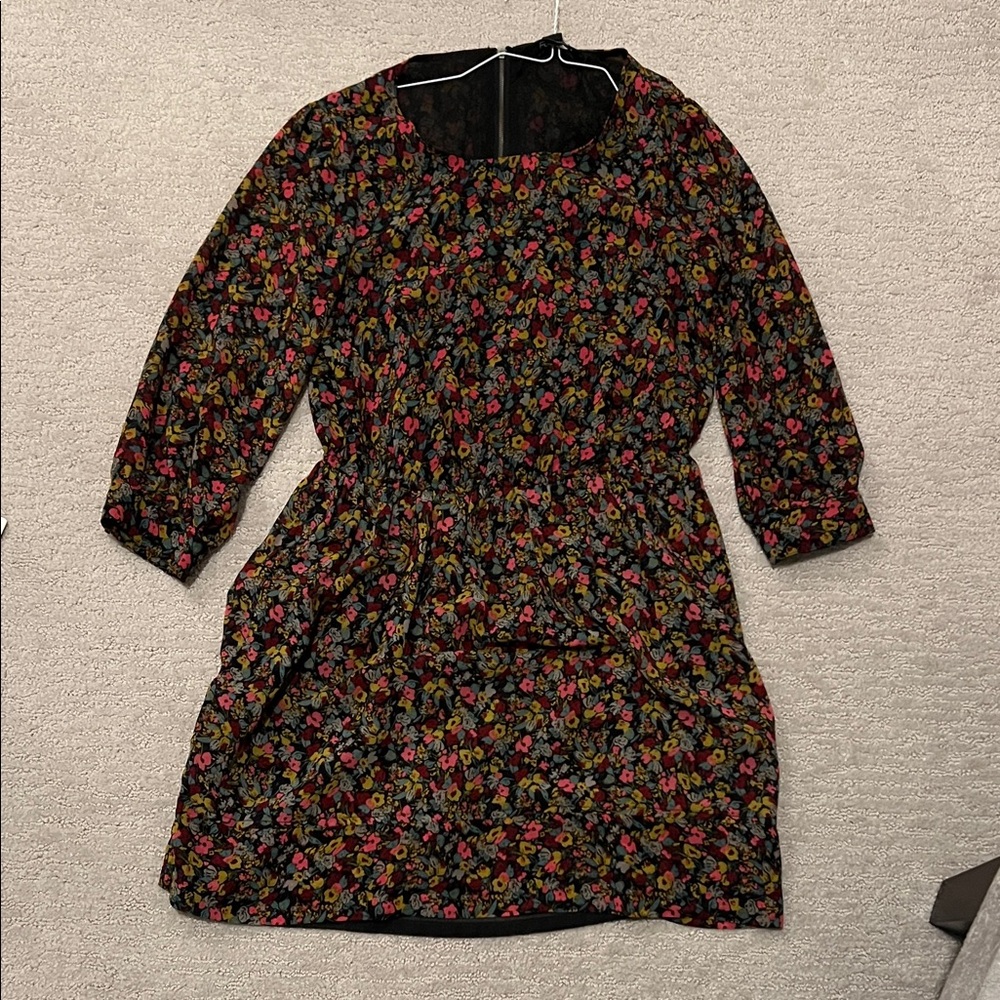 Forever 21 Black Floral Dress